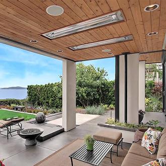 infratech heaters recessed into ceiling