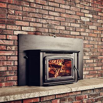 small outdoor wood fireplace