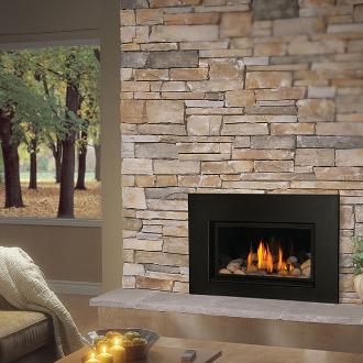 contemporary indoor fireplace